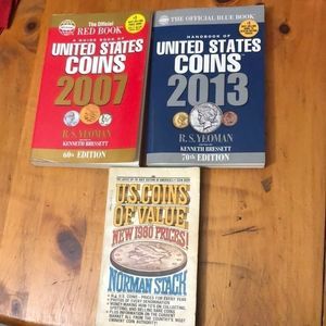 3 US coins books